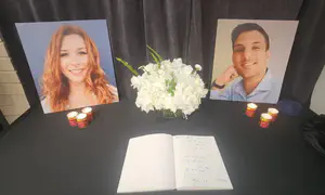 Netanyahu pays tribute to murdered embassy staffers