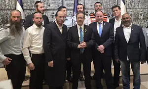 President Herzog honors outstanding haredi volunteers