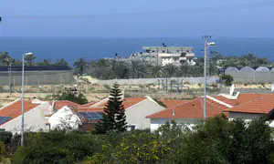 הכנסייה שעמדה על חורבות בית הכנסת של עזה