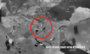 IDF bombs Hamas squad burying IEDs