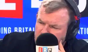 James O'Brien reads antisemitic accusations on live broadcast