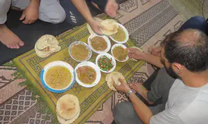 Captured footage shows Hamas feasting amid claims of 'famine'