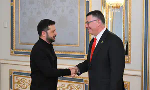 Israeli Foreign Minister meets with President Zelenskyy in Kyiv