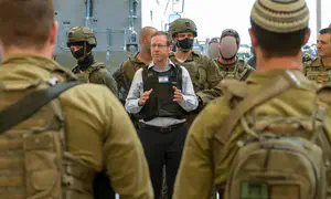 President Herzog visits Gaza