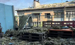 Missile hits Chabad home, family unharmed