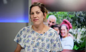 אלמנתו של אלעד וינקלשטיין הי"ד ילדה בן