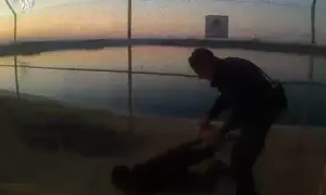 כך נתפס נהג שנסע בפראות בכבישי הדרום