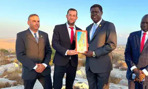 South Sudanese minister visits Binyamin and Samaria