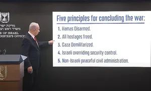 Netanyahu presents five conditions for ending the war