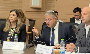 בן גביר חיזק את חדאד בדיון: "חיבוק גדול"