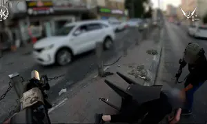 Dramatic arrest near Ramallah
