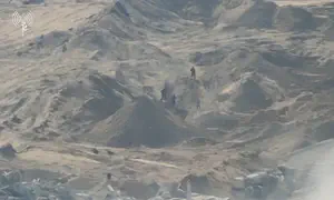 Watch: Terrorists exit tunnel, one is eliminated