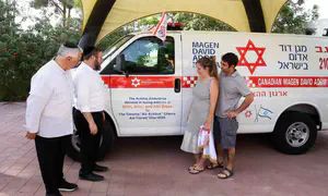 New MDA ambulance dedicated in memory of Bibas family