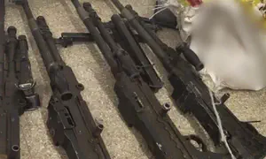Egyptian drone carried four MAG machine guns