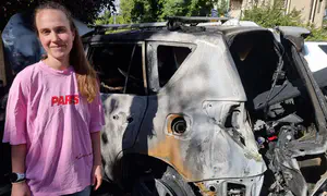 Vehicle burned in protest belongs to active reservist