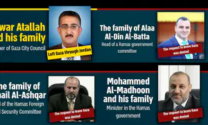 COGAT shames Hamas officials who asked to leave Gaza