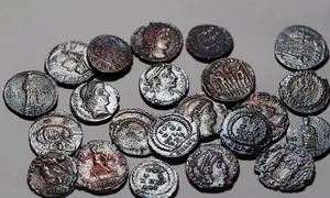 Archaeologists discover 22 ancient coins from last Roman revolt