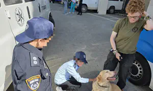 Israel Dog Unit holds special needs exhbition ahead of Yom Kippur