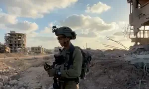 Eitan Nitzan visits where his brother was killed in action
