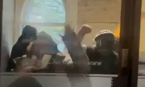 Five arrested after anti-Israel riot at IDF veterans event