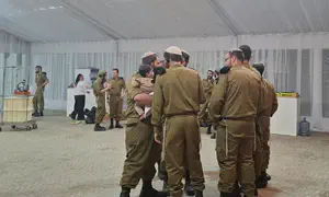 Religious soldiers walked out of ceremony with female singers