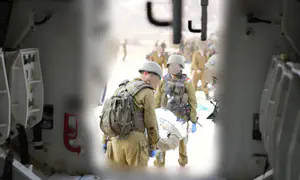 How a wounded soldier was evacuated under fire in Gaza