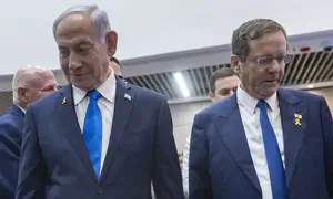 President Herzog halts review of Netanyahu's pardon request