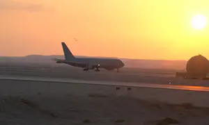 נזק לתשתיות בבסיס חיל האוויר עובדה