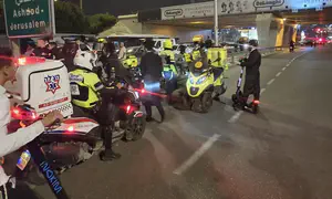 רכב דרס מפגין חרדי ופצע אותו באורח בינוני