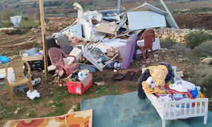 בית נהרס בגבעת בית ענות, משפחה פונתה