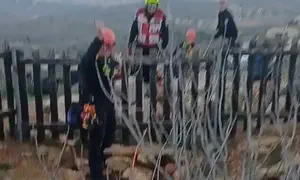 צפו: חילוץ מורכב ביישוב אחיה