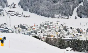 Виды заснеженного Давоса, снятые хасидским фотографом