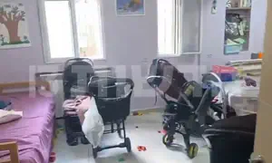 Кадры из детского сада, где погибли младенцы