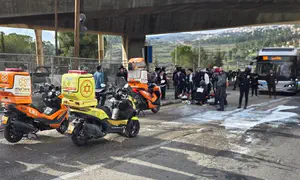 Haredi protester run over by car during demonstration