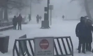 הקונסול הישראלי תיעד את הסופה