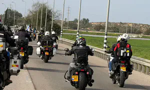 שיירת זיכרון לרן גואילי הי"ד בדרך לנובה