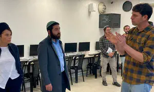 ביקורת פתע של ח"כ סוכות בגוש עציון