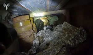 כך הושמד מחסן אמל"ח בדרום סוריה