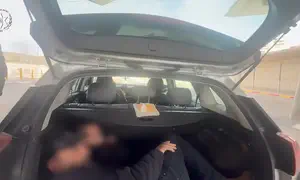 Watch: Illegal Arabs discovered in trunk of car