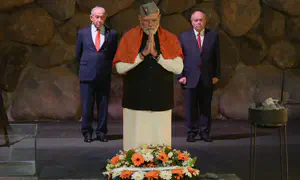 PM Netanyahu and Indian PM Modi visit Yad Vashem