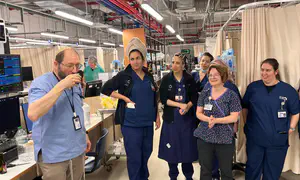 Watch: Havdala at Shaare Zedek's emergency shelter