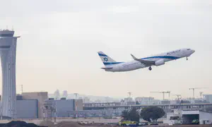 מטוס אל על היה דקה מנחיתה ועלה חזרה