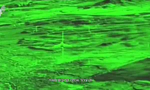 תיעוד: יירוט כטב"מים ששוגרו מאיראן