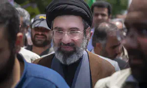 Mural of dead Iranian leaders depicts Mojtaba Khamenei