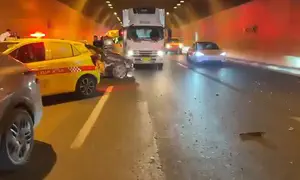 אישה נפצעה קשה בתאונה במהלך האזעקות