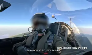 שבת שלום מהטייסים מעל טהרן