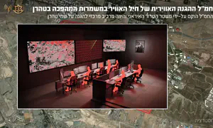 צה"ל תקף את חמ"ל ההגנה האווירית של המשטר