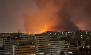 מתקפת רחפנים על מחסומים בטהרן