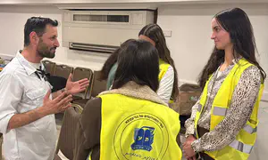 ביקור בחמ"ל 'הנני' במלון המפונים בירושלים