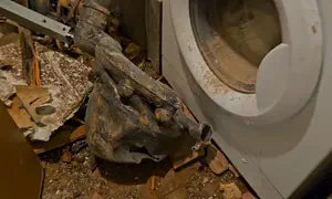 רסיס פגע בבית פרטי בלוד, אין נפגעים